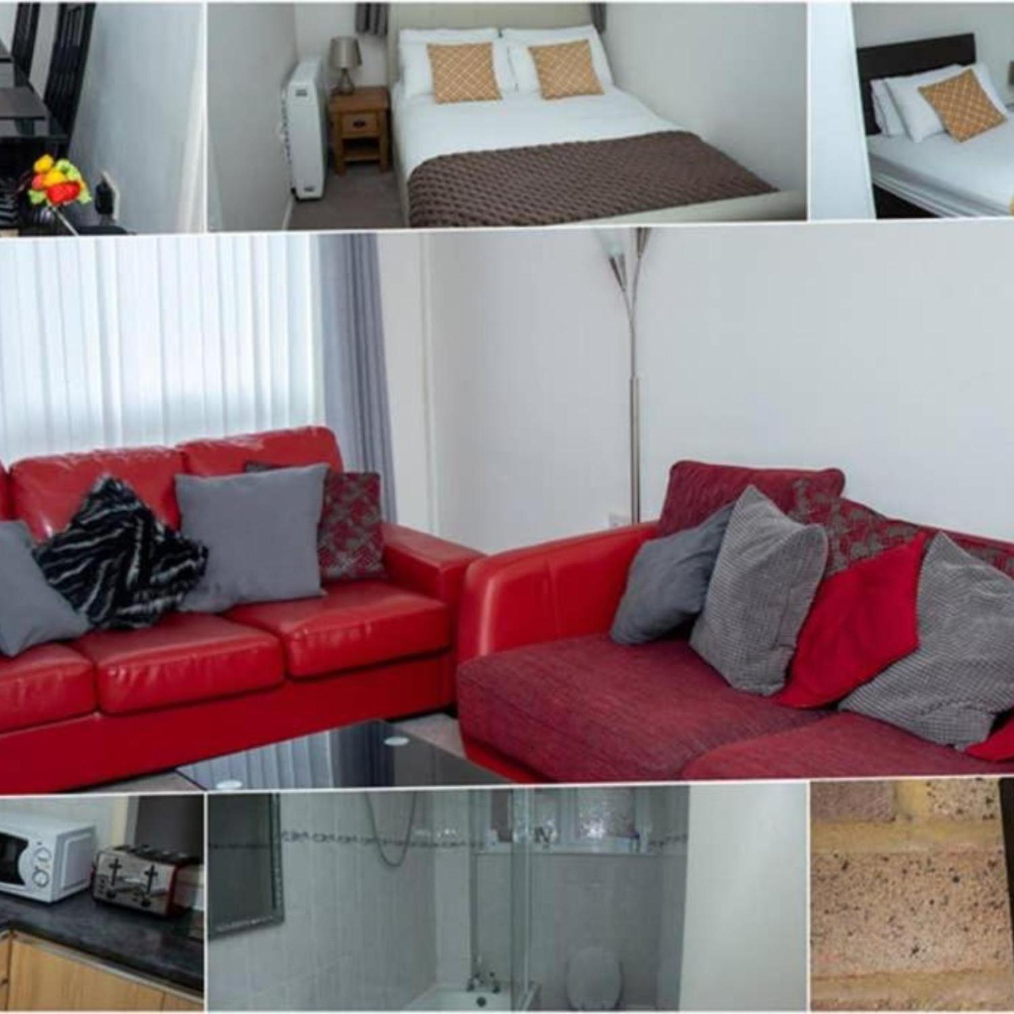 Apartament 2-Bed Sleeps 4 Comfy For Contractors With Free Parking In Crawley Near Gatwick Manor Royal Refurbished Zewnętrze zdjęcie